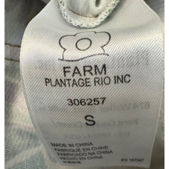 Farm Rio Women’s Striped Forest Tropical Print Jumpsuit Size Small zip front - Picture 8 of 13